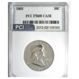 1962 Franklin PR69 CAM LISTS $750