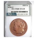 1 Avdp Oz .999 Fine Cu PCI PR69 DCAM Morgan