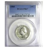 1960 Quarter PCGS PR67