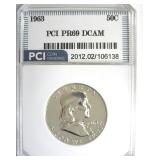 1963 Franklin PR69 DCAM LISTS $5000