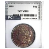 1885 Morgan PCI MS65 Great Color