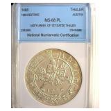 1486 Thaler NNC MS68 PL Austria Restrike