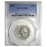 1961 Quarter PCGS PR67