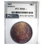 1921 Morgan PCI MS65+ Lots of Color