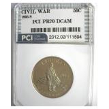 1995-S 50c Civil War PR70 DCAM LISTS $180
