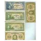 Lot of 5 World Banknotes Choice UNC