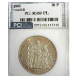 1965 10 Francs PCI MS69 PL France