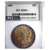 1886 Morgan PCI MS65+ Great Color