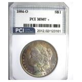1884-O Morgan MS67+ LISTS $6500