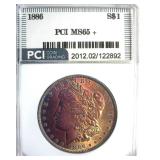 1886 Morgan PCI MS65+ Stunning Color