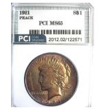 1921 Peace MS65 LISTS $4000
