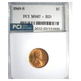 1948-S Cent MS67+ RD LISTS $1050