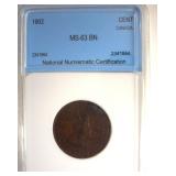 1902 Cent NNC MS63 BN Canada