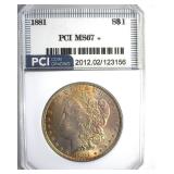 1881 Morgan MS67+ LISTS $60000