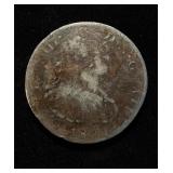 1804 8 Reales Silver Crown China Chopmarks