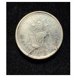1882-Mo Mexico 25 Centavos