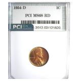 1954-D Cent MS68 RD LISTS $1200 IN 67+ RD