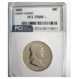 1963 Franklin PR69+ DCAM LISTS $5000 IN 69DC