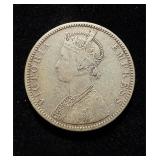 1890 India 1 Rupee