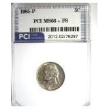 1985-P Nickel MS66+ FS LISTS $650