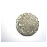 1983 $1 Poker Chip Old Vegas