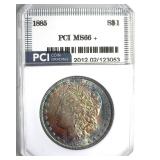 1885 Morgan MS66+ LISTS $700