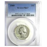 1960 Quarter PCGS PR67