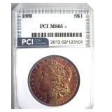 1889 Morgan MS65+ LISTS $475