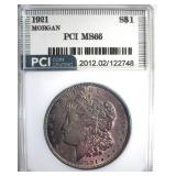 1921 Morgan MS66 LISTS $700