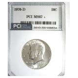 1970-D Kennedy MS67+ LISTS $20000