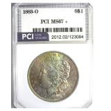 1883-O Morgan MS67+ LISTS $8500