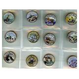 Colorized Kennedy Half Dollars 12pcs
