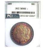 1887 Morgan PCI MS65+ Beautiful Color