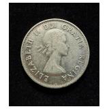 1953 Canada 50 Cent Silver