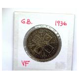 1936 Florin VF Great Britain