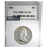 1953 Franklin PR69 DCAM LISTS $30000 IN 68DC