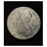 1807 8 Reales Silver Crown