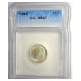1960-D Dime ICG MS67