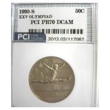 1992-S 50c XXV Olympiad PCI PR70 DCAM