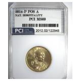 2014-P Pos A Sacagawea $ MS69 LISTS $215 IN 68