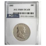1962 Franklin PR69 DCAM LISTS $3850