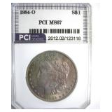 1884-O Morgan MS67 LISTS $2500