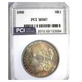 1886 Morgan MS67 LISTS $1500