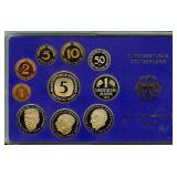1984-D 1 Pfennig - 5 Mk Proof Set Germany