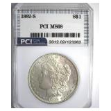 1882-S Morgan MS68 LISTS $8000