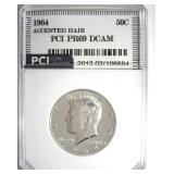 1964 Acc. Hair Kennedy PR69 DCAM LISTS $47K