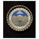 1870 Honduras Blue-White Fancy Lg Pin Ex Rare