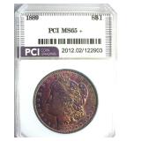 1889 Morgan MS65+ LISTS $475