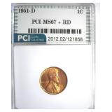 1951-D Cent MS67+ RD LISTS $975