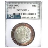 1900-O/CC Top 100 Morgan MS66+ LISTS $11500 RARITY